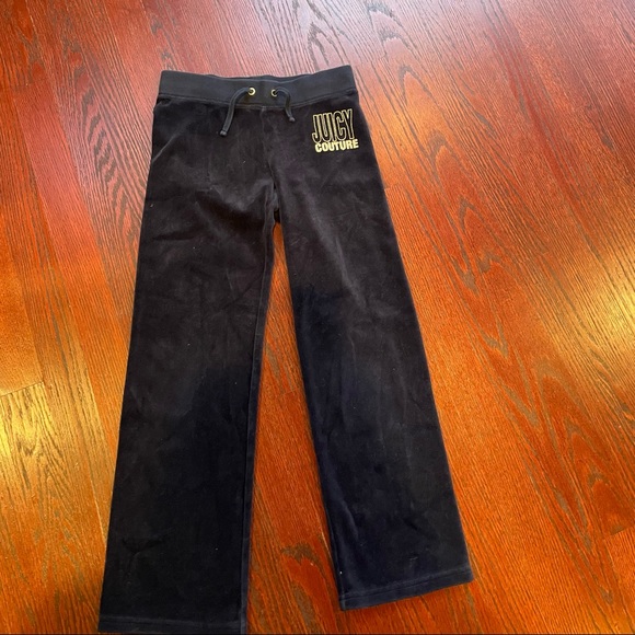 Juicy Couture Velour navy girl’s pants 8Y - Picture 1 of 5